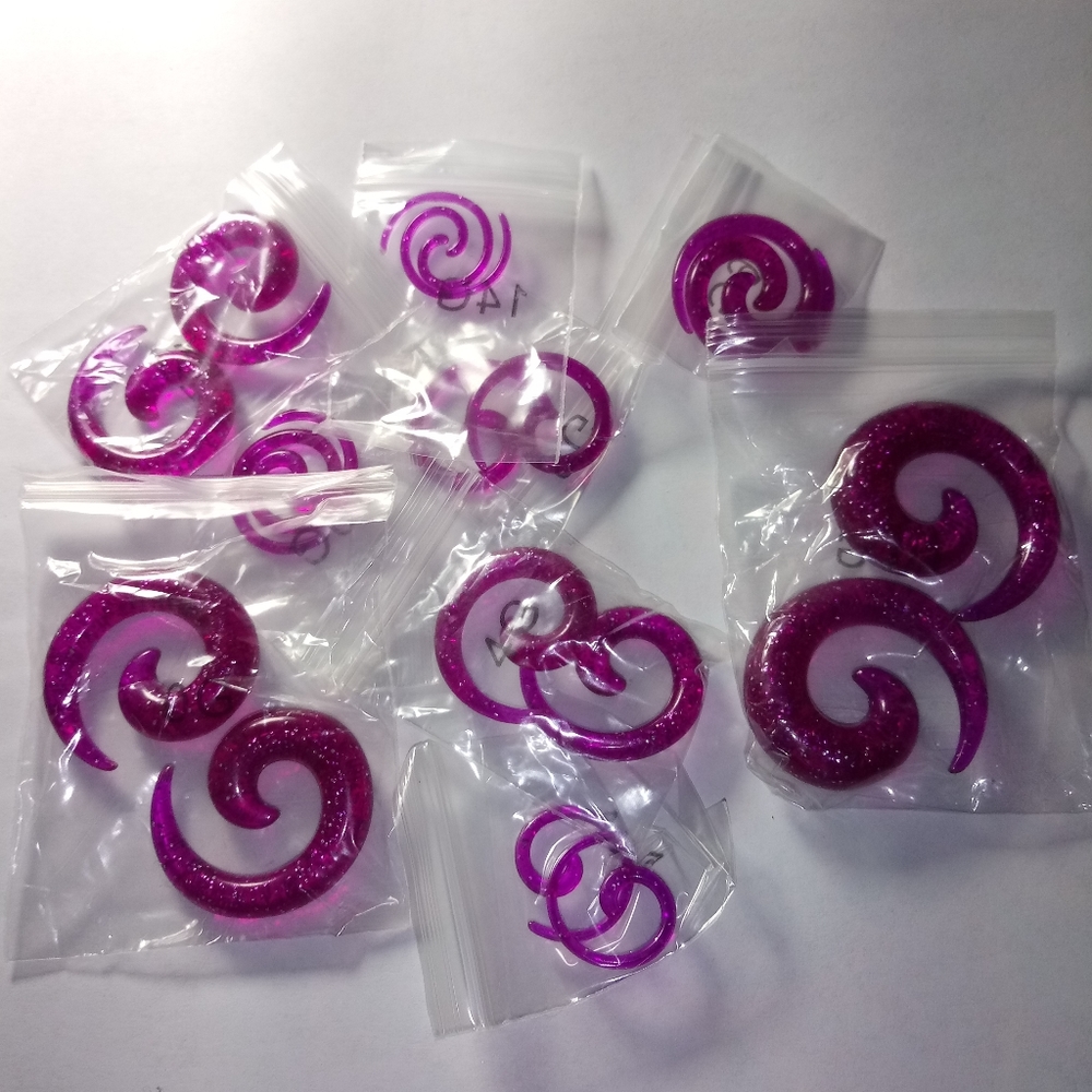 Squigley Shaped Ear Gauges